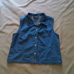 Vintage ~ Orvis ~ Denim Vest ~ Large